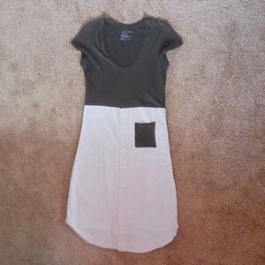 Upcycled shirt dress